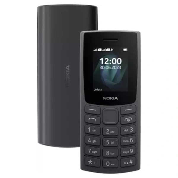 Nokia 105 4G Dual SIM Keypad Mobile Phone with Wireless FM Radio - Cyan - Cyan