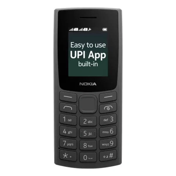 Nokia 105 4G Dual SIM Keypad Mobile Phone with Wireless FM Radio - Cyan - Cyan