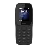 Nokia 105 Plus Dual SIM Keypad Mobile Phone - Red - Red