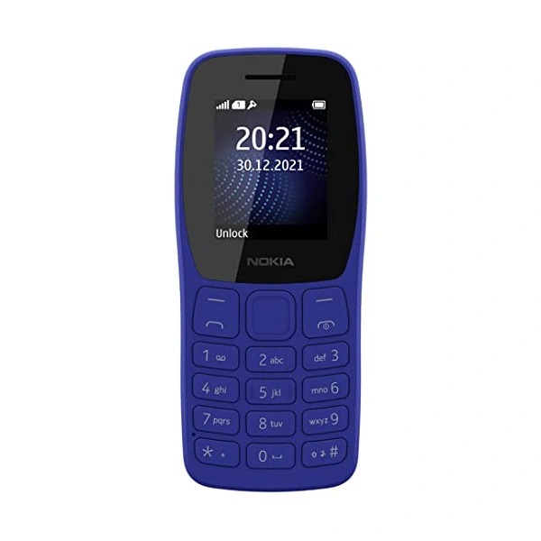 Nokia 110 Dual Sim Keypad Phone With Camera - Blue - Blue