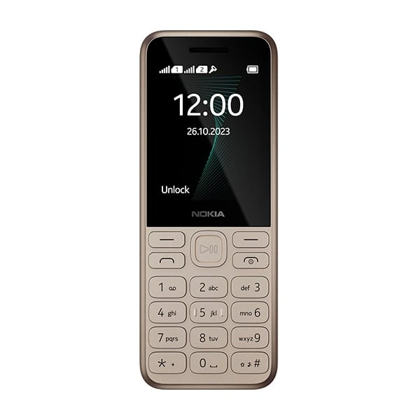 Nokia 130 Music Dual SIM Keypad Mobile Phone - Gold - Gold