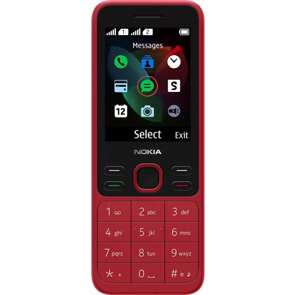 Nokia 150 Dual Sim Keypad Phone - Cyan - Cyan