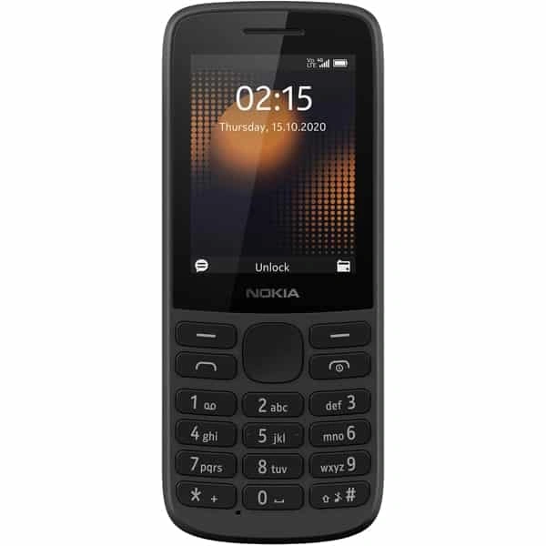 Nokia 215 4G - Black - Black