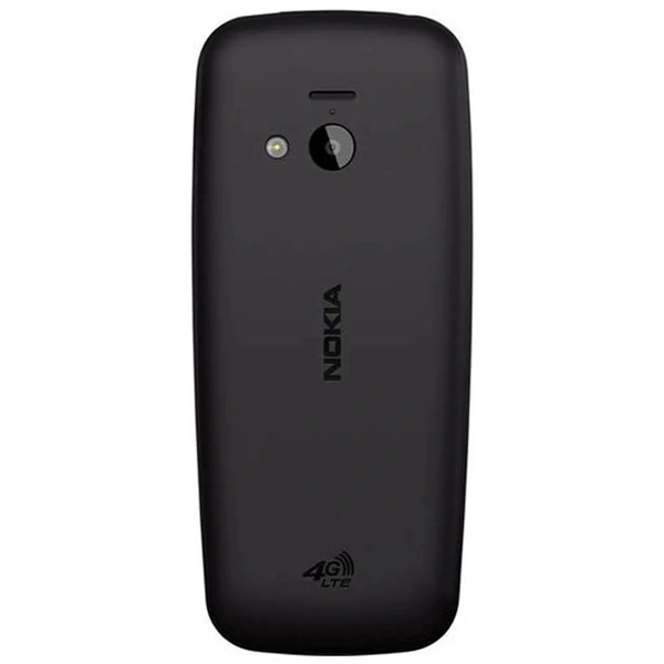 Nokia 220 4G Dual SIM Keypad Phone - Black - Black