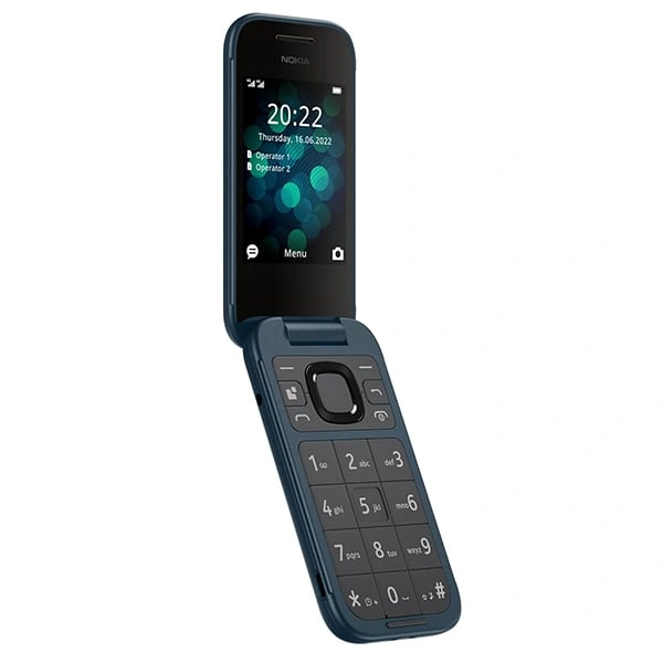 Nokia 2660 Flip 4G Volte keypad Phone - Blue - Blue