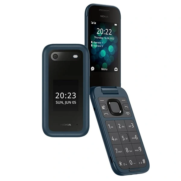 Nokia 2660 Flip 4G Volte keypad Phone - Blue - Blue