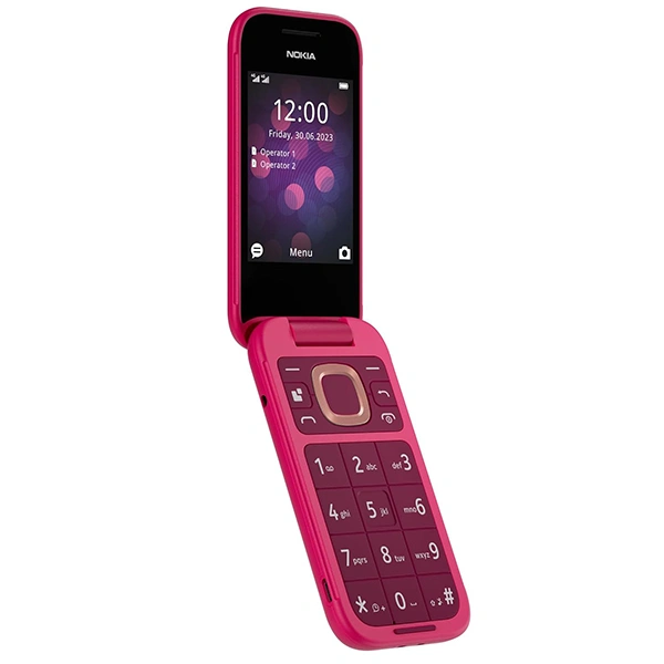 Nokia 2660 Flip 4G Volte keypad Phone - Pop Pink - Pop Pink