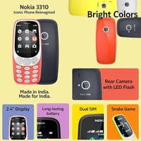 Nokia 3310 Dual SIM Feature Phone - Orange - Orange