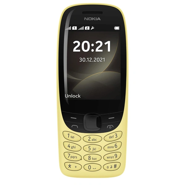 Nokia 6310 Dual SIM Feature Mobile - Yellow - Yellow