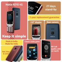 Nokia 8210 4G Keypad Phone - Red - Red