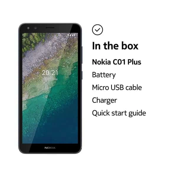Nokia C01 Plus Smart Phone - Grey - Grey