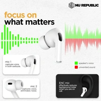 Nu Republic Urban 2 Earbuds with X-Bass