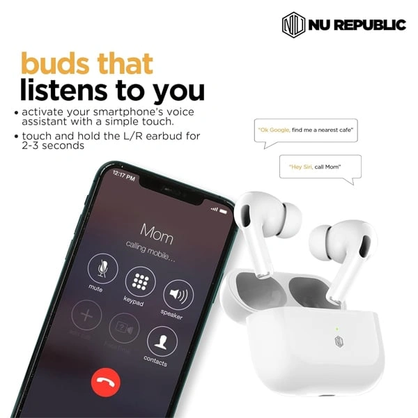 Nu Republic Urban 2 Earbuds with X-Bass