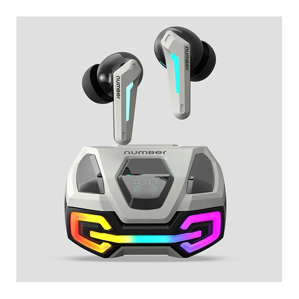 Number Super Buds GT M9 Gaming TWS Earbuds - White - White