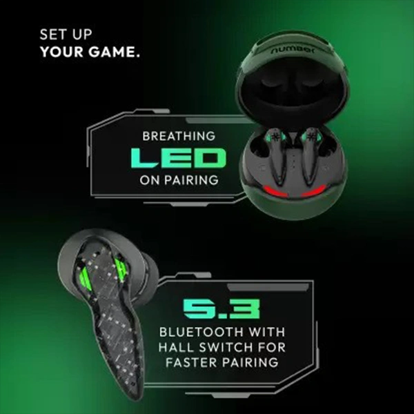 Number Super Buds Pro GT9 Earbuds - Commando Black - Commando Black