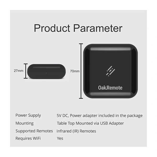 OAKTER Oakter Universal IR Blaster Oakremote