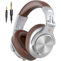 OneOdio A71 Wired Over the Ear Headphone with Mic - Gold - Gold
