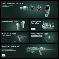 OnePlus Buds 4 TWS Earbuds - Storm Grey - Storm Grey