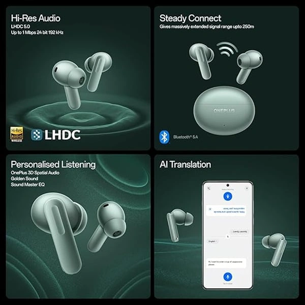 OnePlus Buds 4 TWS Earbuds - Storm Grey - Storm Grey