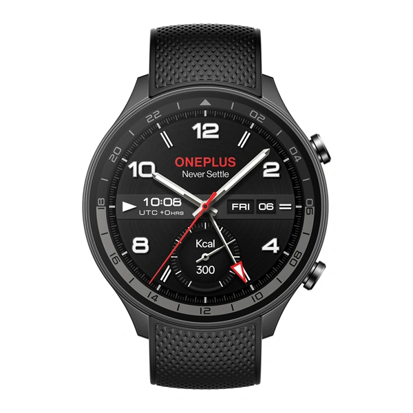 OnePlus Watch 2R With Wear OS 4 By Google - Black - Black