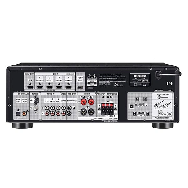 Onkyo TX-SR393 5.2 Channel AV Receiver