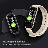 OPPO Band Style Fitness Band with 12 Workout Modes - Black, Blue