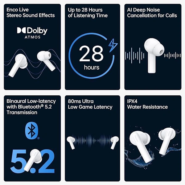 OPPO Oppo Enco Air 2i Bluetooth Truly Wireless Earbuds
