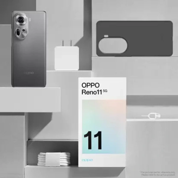OPPO Reno11 5G (256 GB, 8 GB RAM) - Rock Grey - Rock Grey