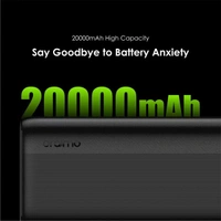 Oraimo 20000 mAh 12W Lithium Polymer Power Bank - Black