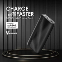Oraimo 20000 mAh 12W Lithium Polymer Power Bank - Black