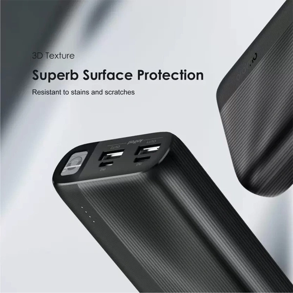 Oraimo 20000 mAh 12W Lithium Polymer Power Bank - Black