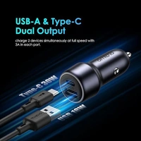 Oraimo 48W Car Charger Adapter with Dual Output
