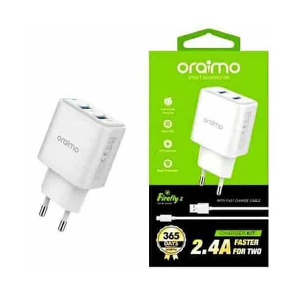 Oraimo Fast Charging Micro OCW-E63D 2.4A Charger