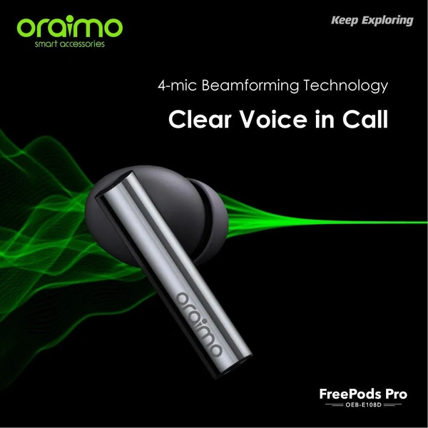 Oraimo FreePods Pro TWS Earbuds with ANC