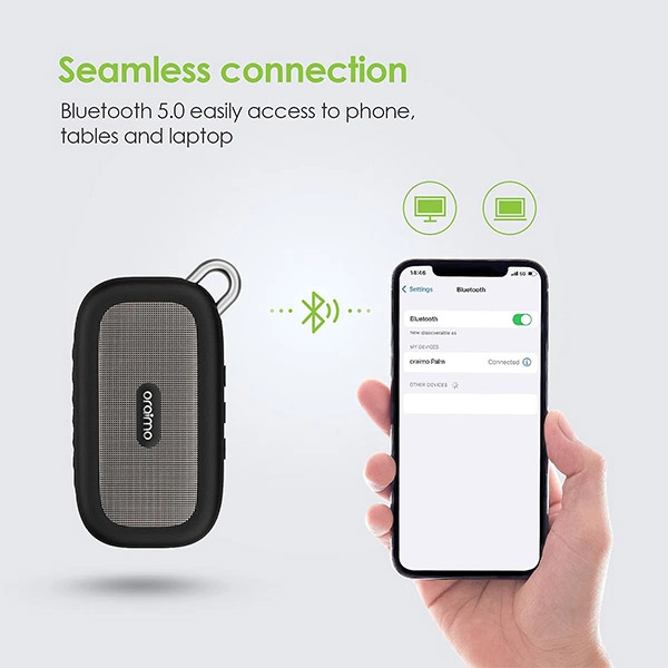 Oraimo OBS-04S 3W Studio Quality Sound Wireless Bluetooth Speaker - Red - Red