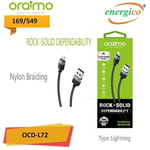 Oraimo OCD-L72 Braided Iphone Data Cable