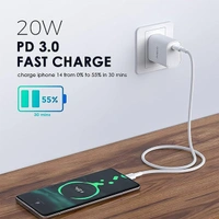Oraimo OCW-I99S+CC54 20W Charger With Type-C To Type-C - White