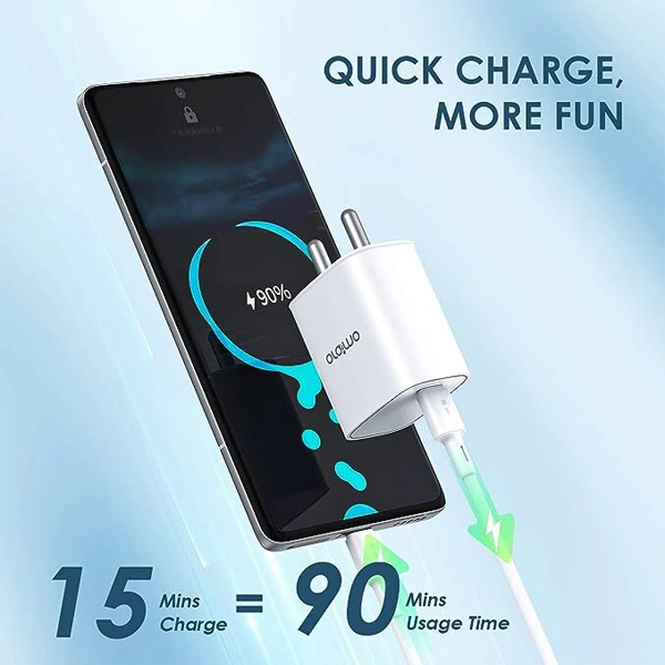 Oraimo OCW-I99S+CC54 20W Charger With Type-C To Type-C - White