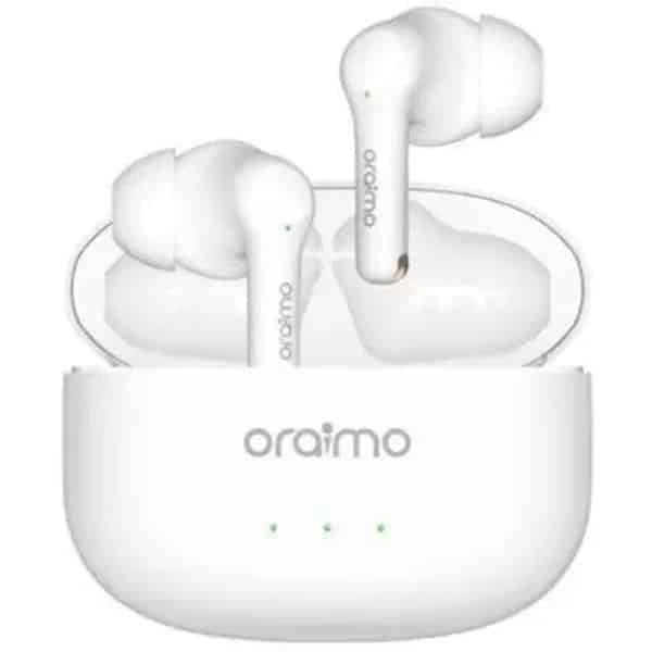 Oraimo OEB-E104D True Wireless Earbuds - White - White