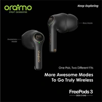 Oraimo OEB-E104D True Wireless Earbuds - White - White