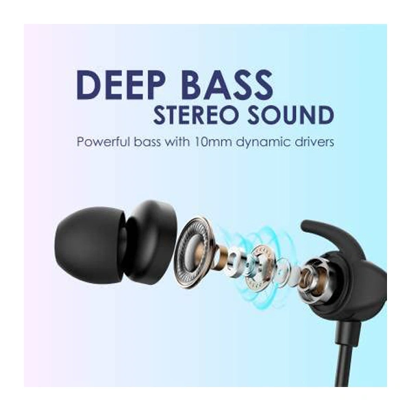Oraimo OEB-E49D Shark 3 Bluetooth Earphone - Black
