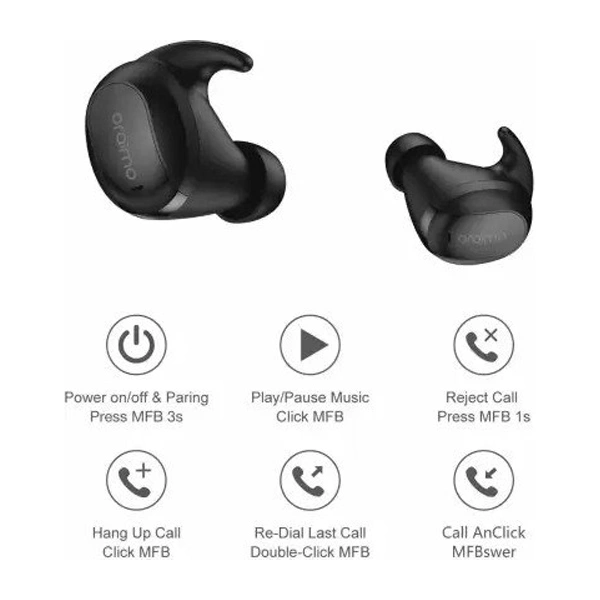 Oraimo OEB-E99D Bluetooth Headset - Black
