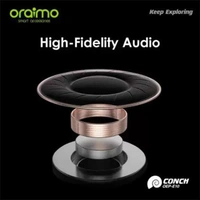 Oraimo OEP-E10 CONCH Strong Bass Earphone with Mic - White - White