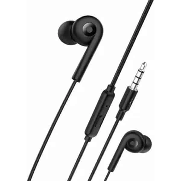 Oraimo OEP-E10 CONCH Strong Bass Earphone with Mic - Black - Black