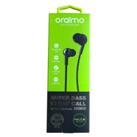 Oraimo OEP-E26 Super Bass Clear Call Earphone With Mic - White - White