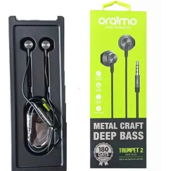 Oraimo OEP-E43 Wired Earphones with Mic
