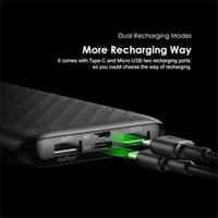 Oraimo OPB-P118D 10000mAh 2.4A Max Fast Charging Portable Power Bank