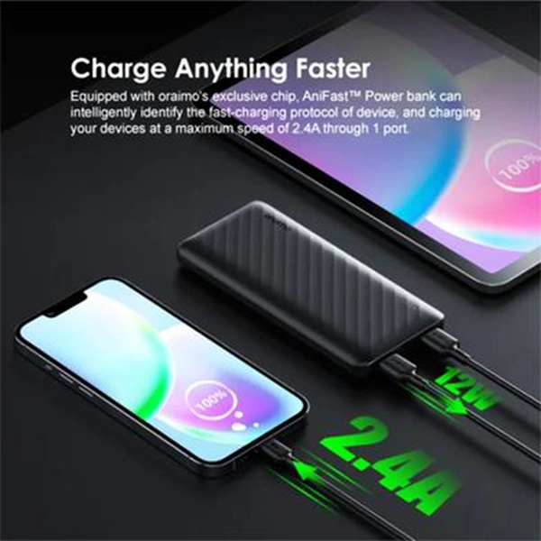 Oraimo OPB-P118D 10000mAh 2.4A Max Fast Charging Portable Power Bank