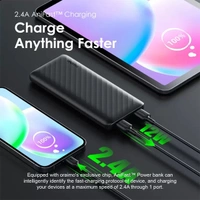 Oraimo OPB-P120D 10000 mAh Power Bank - Black