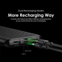 Oraimo OPB-P120D 10000 mAh Power Bank - Black